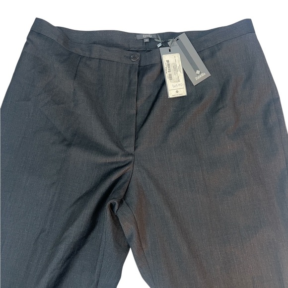 Zanella Elegant Black Italian Trousers in 100% Virgin Wool - Picture 3 of 9